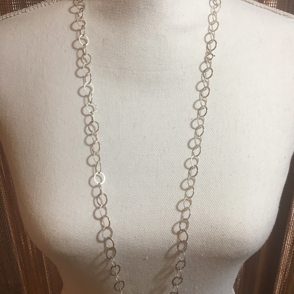 Sterling silver layering link chain